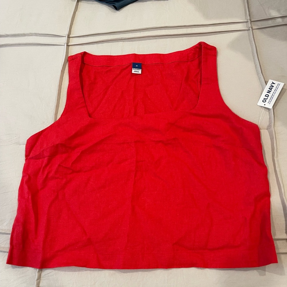 Old Navy Vibrant Red Tank Top